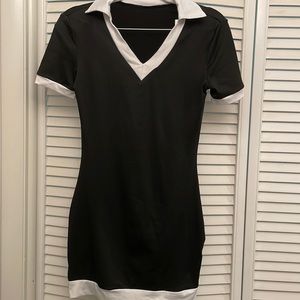 TODAY ONLY $5 - SHEIN colorblock polo mini dress